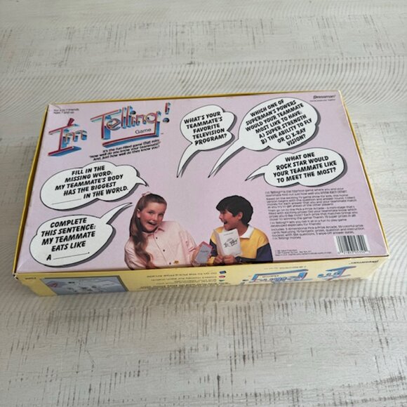 Vintage 1987 Pressman I'm Telling! Game - Picture 11 of 11